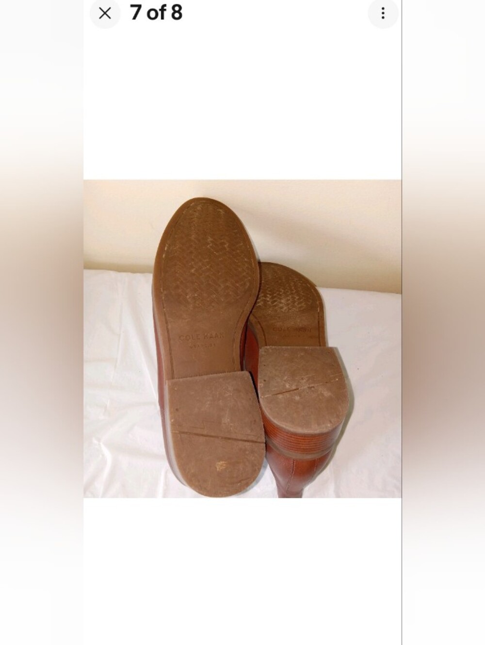 Cole Haan Mara Brown Leather Chelsea Boots 9.5 M - Picture 5 of 6